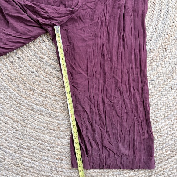 Madewell The Lucie Wide Leg Jumpsuit in Cabernet Size 4X Plus NK496 NWT - Picture 8 of 10